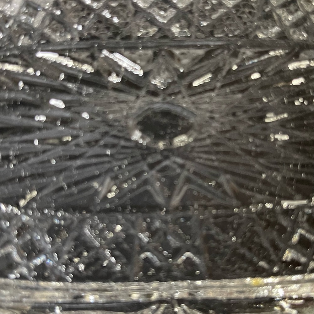 Vintage Indiana Glass Company/ EAPG Horsemint Clear Glass Oval Pickle Bowl. EUC - Picture 10 of 13